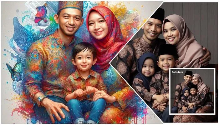 Cara Membuat Foto Keluarga dengan AI